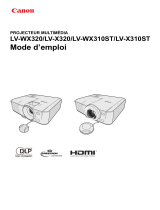 Canon LV-WX310ST Manual do usuário
