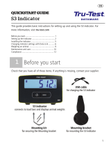 Tru-Test S3 Indicator Guia rápido