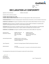 Garmin nuvi 2789LMT Declaração de conformidade