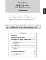 Yamaha TP-3300 Manual do proprietário