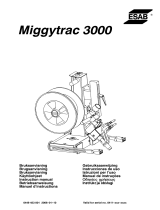 ESAB Miggytrac 3000 Manual do usuário