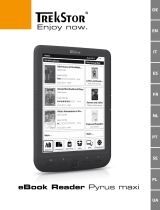 Trekstor eBook-Reader Pyrus Maxi Manual do usuário
