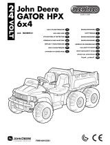 Peg-Perego John Deere GATOR HPX 6x4 Guia de usuario