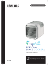 HoMedics MY CHILL PERSONAL SPACE COOLER HM PAC-25 Manual do proprietário