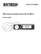 Extech Instruments DC400 Manual do usuário