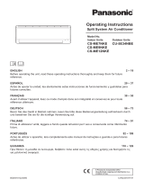 Panasonic CSME9NKE Instruções de operação