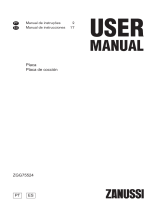 Zanussi ZGG75524LA Manual do usuário