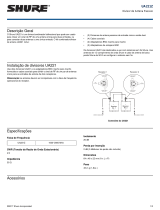 Shure UA221Z Guia de usuario