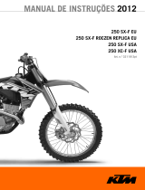 KTM 250 SX-F Roczen Replica 2012 Manual do proprietário