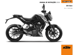 KTM 200 Duke 2020 Manual do proprietário