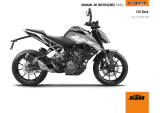 KTM 125 Duke EU 2020 Manual do proprietário