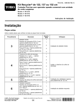 Toro Recycler Kit, Proline Commercial Walk-Behind Mower Guia de instalação