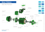 WEG Vista Explodida do Motor Trifásico W22 Guia rápido