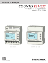 Socomec COUNTIS E2x Instruções de operação