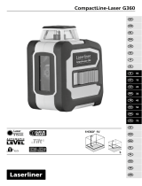 Laserliner CompactLine-Laser G360 Set Manual do proprietário