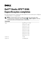 Dell Studio XPS 8100 Guia de usuario