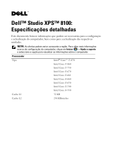 Dell Studio XPS 8100 Guia de usuario