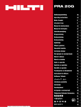 Hilti PRA 20G Instruções de operação