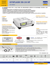 GYS GYSFLASH 50.24 HF (2.5M CABLES) Ficha de dados