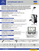 GYS AUTOPULSE 320-T3 Ficha de dados