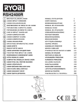 Ryobi RSH-2400R Manual do proprietário