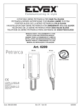 Elvox PETRARCA 6209 Instruções de operação