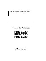 Pioneer PRS-X220 Manual do usuário