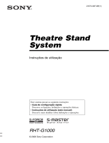 Sony RHT-G1000 Instruções de operação