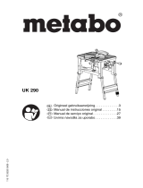 Metabo UK 290 Instruções de operação