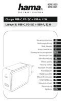 Hama PD/QC 3A White (00183320) Manual do usuário