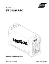 ESAB Rogue ET 200iP PRO Manual do usuário