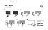 HP N223v 21.5-inch Monitor Guia rápido