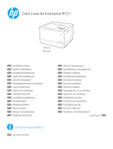 HP Color LaserJet Enterprise M751 Printer series Guia de instalação