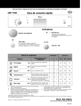 Whirlpool ADP 7550 WH Program Chart