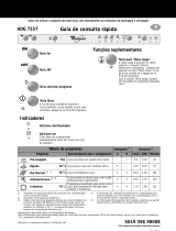 Whirlpool ADG 7557 Program Chart