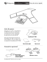 Poly SoundStation IP 7000 Guia rápido