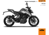 KTM 250 Duke 2017 Manual do proprietário