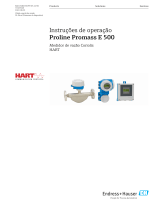 Endres+Hauser Proline Promass E 500 Instruções de operação