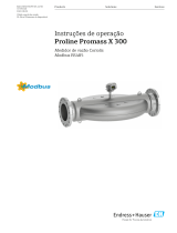 Endres+Hauser Proline Promass X 300 Instruções de operação