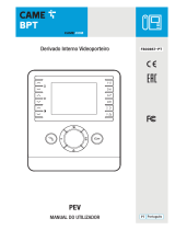 CAME Perla PEV Manual do usuário