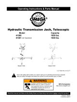 Omega Lift Equipment 41000 Manual do proprietário