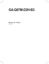 Gigabyte GA-Q67M-D2H-B3 Manual do proprietário