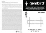 Gembird WM-70F-03 Manual do proprietário