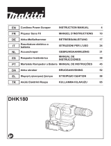 Makita DHK180 Manual do usuário