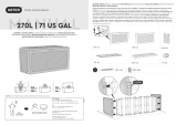 Keter 270L Manual do usuário