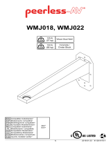 Peerless WMJ022 Guia de instalação