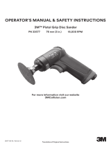 3M Pistol Grip Disc Sanders Instruções de operação