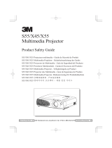 3M Projector X45 Manual do proprietário