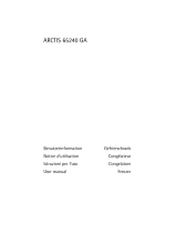 AEG ARCTIS 65240 GA Manual do usuário