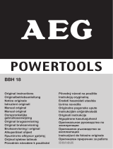 AEG BBH 18 Manual do proprietário